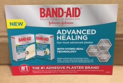 Band-Aid A6 Shelf Talker